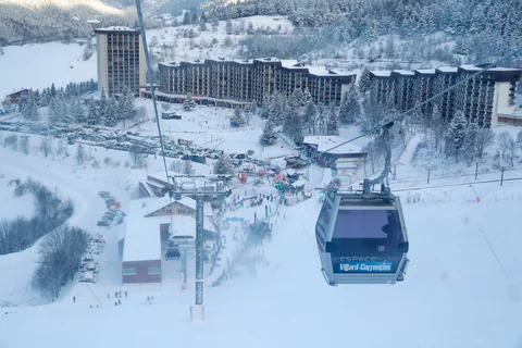 Résidence Les Aloubiers sous la neige à Villard-de-Lans